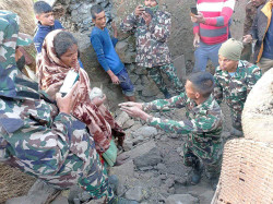 Nepali Army rescue, relief team swings into action in Doti (Photo Gallery)