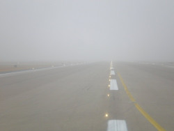 Poor visibility disrupts domestic flights
