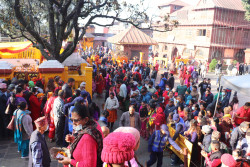 Devotees observe Haribodhani Ekadashi festival