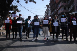Rape-accused Sandeep's selection sparks street protest (Photo gallery)