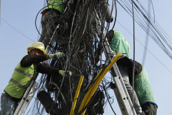 Kathmanduites will have to contend with cluttered cables, for now