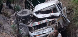 At least three police personnel dead in Baitadi jeep crash