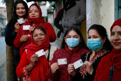 61 per cent voter turnout in Nepal elections: EC (Photo Gallery)