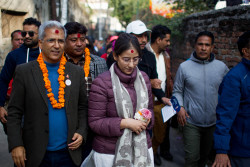Manisha Koirala’s open support to pro-Hindu party raises eyebrows