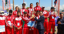 Army lift ninth National Games trophy