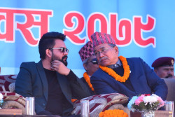 Lalitpur Mayor Chiribabu seeks Balen Shah’s help to develop metro transport