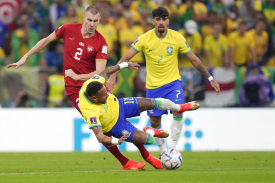 Injured Neymar to miss Brazil's second World Cup match